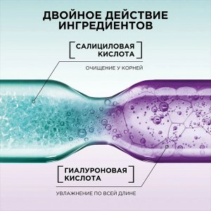 Эльсев Шампунь "Гиалуроновый баланс" для жирных у корней и обезвоженные на кончиках 400 мл