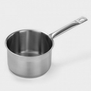 Сотейник LUXSTAHL, 2 л, d=16 см, h=10 см, металлическая крышка, капсульное дно, индукция, нержавеющая сталь