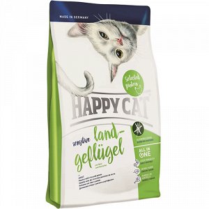Happy Cat Sensitive д/кош гипоаллер. Птица/Рис 1,4кг