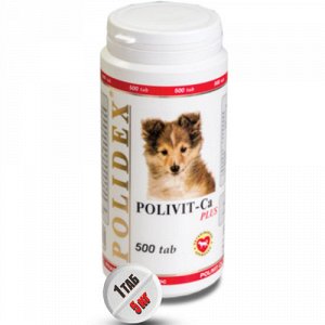 Polidex д/соб Polivit-Ca plus (1таб/5кг) 150таб/150гр (1/8)