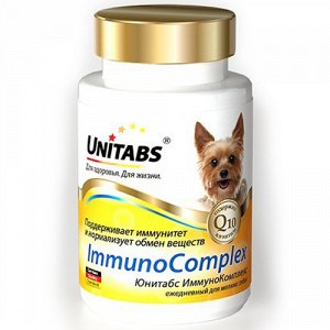 Unitabs Витамины ImmunoComplex c Q10 д/соб мелк.пород 100таб/150гр