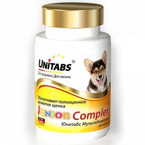 Unitabs Витамины JuniorComplex c Q10 д/щенков 100таб/100гр