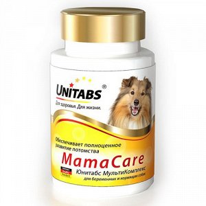 Unitabs Витамины MamaCare с B9 д/соб беременных 100таб/150гр (1/8)