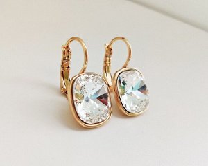 Серьги с кристаллами Swarovski