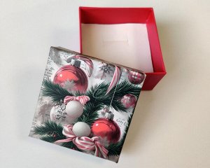 Подарочная коробочка, Новогодние игрушки