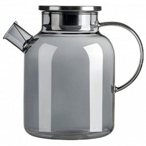 Чайник заварочный стеклянный 1500мл с фильтром Crystall Grey Studio TM Appetite