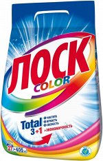 Стиральный порошок Losk Active Zyme 6 Color автомат, 4,05 кг