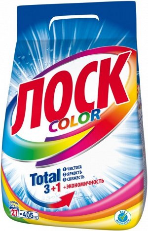 Стиральный порошок Losk Active Zyme 6 Color автомат, 4,05 кг