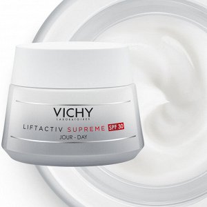 Виши Антивозрастной крем против морщин и для упругости кожи лица Supreme SPF 30, 50 мл (Vichy, Liftactiv)