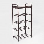 Подставка для обуви, 5 ярусов, 45x30x95 см, цвет МИКС
