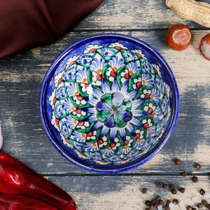 Пиала чайная Риштанская Керамика «Узоры», 200 мл, d=11 см, МИКС