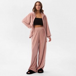 Костюм женский (толстовка, брюки) KAFTAN Plushy, розовый