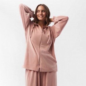 Костюм женский (толстовка, брюки) KAFTAN Plushy, розовый