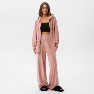 Костюм женский (толстовка, брюки) KAFTAN Plushy, розовый