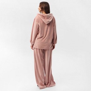 Костюм женский (толстовка, брюки) KAFTAN Plushy, розовый