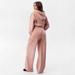 Костюм женский (толстовка, брюки) KAFTAN Plushy, розовый