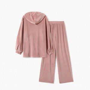 Костюм женский (толстовка, брюки) KAFTAN Plushy, розовый