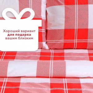 Новогоднее постельное бельё LoveLife 1,5сп Square 143*215см,150*225см,50*70см-2шт,100%хлопок,сатин