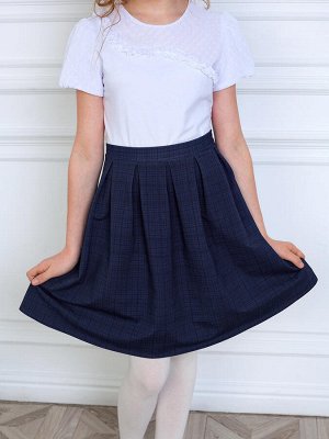 Школьная юбка "Мария",серый 152