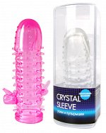 Насадка закрытая CRYSTAL SLEEVE, цвет прозрачный