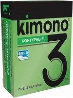 ПРЕЗЕРВАТИВЫ KIMONO (контурные) 3 шт.