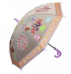 Зонт детский прозрачный, матовый, 50 см.