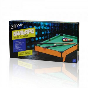 Игра настольная "Zilmer" Бильярд, на ножках 81*43*17 см.