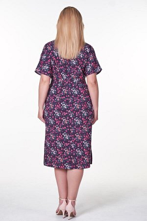 Платье Нонна №16.Цвет:темно-фиолетовый