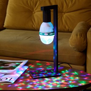 Светодиодный светильник-проектор ULI-Q301. Серия DISCO. многоцветный. ТМ VOLPE. Работа от сети 220В. Для установки в электропатрон Е27. Цвет корпуса белый.