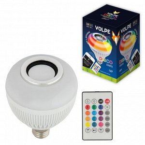 Лампочка-колонка для диско, с динамиком и Bluetooth 8 W, E27, многоцветный ULI-Q340 8W/RGB/E27