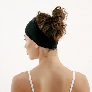 Повязка на голову ONLYTOP, цвет чёрный