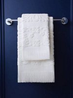 Полотенце Arya С Бахромой 30X50 Isabel Soft Белый