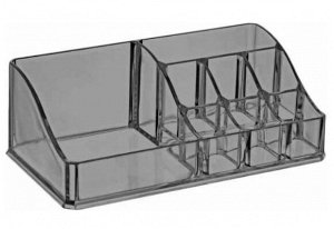 ОРГАНАЙЗЕР ДЛЯ КОСМЕТИКИ 8 ОТДЕЛЕНИЙ, 175x95х60ММ (Бесцветный)