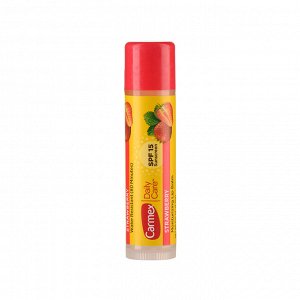 Бальзам для губ Carmex клубника SPF 15 в стике