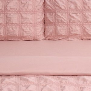 Постельное бельё 1.5-спальное LoveLife Texture: rosy, микрофибра
