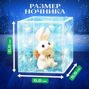 Набор для опытов «Снежный ночник: Кролик», своими руками