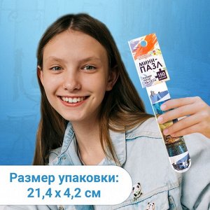 Puzzle Time Мини - пазлы в колбе «Ночная терраса кафе», 150 деталей