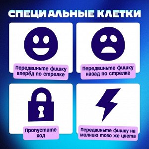 Настольная игра ходилка-бродилка для детей «Большое приключение», 2-4 игрока, 3+
