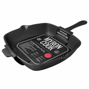 Сковорода-гриль чугун лит/руч 27,5х25см MY REAL IRON COOK