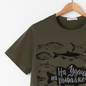 Футболка мужская KAFTAN "На Удачу" р-р 2XL (54), 100% хл.