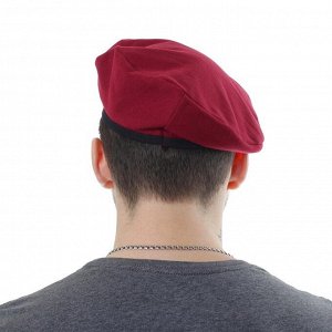 Берет военного «Краповый» для взрослых, обхват головы 56-58, цвет красный МИКС