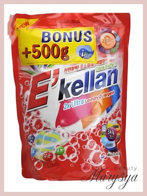 E'kellan Стиральный порошок отбеливающий Original Powder Laundry Detergent, 3.5кг