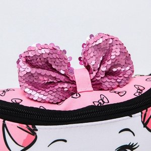 Сумка поясная детская для девочки «Кошечка с бантиком», 25x6x13 см, Коты Аристократы