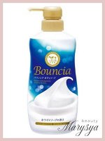 COW Сливочное жидкое мыло для рук и тела с нежным свежим ароматом Bouncia White Soap, 480 мл дозатор