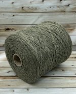 Пряжа для вязания 100 гр,Reused315 80% ягненок шетланд 20% па (кардная пряжа) 500м/100г  Хаки меланж