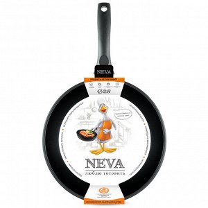 Сковорода антипригарная литая 28см Neva Black ТМ NEVA