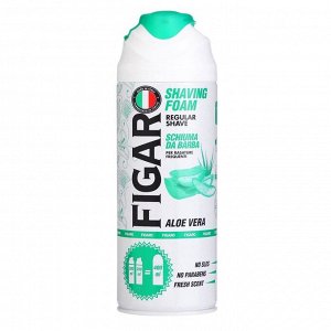 Пена для бритья FIGARO Aloe Vera, 400  мл