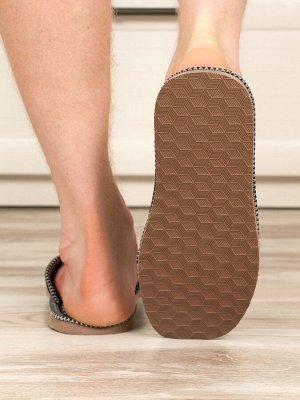 Тапочки мужские арт.117 рогожка