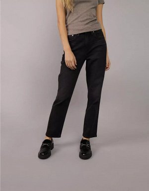 American Eagle AE Stretch Super High-Waisted Ankle Straight Jean