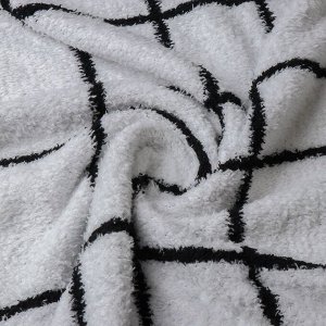 Плед 1.5-спальный, 127х152 см, 100% полиэстер, Клод Моне, черный, A120022